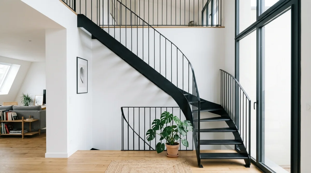 Choisir un escalier métallique design et sécurisé