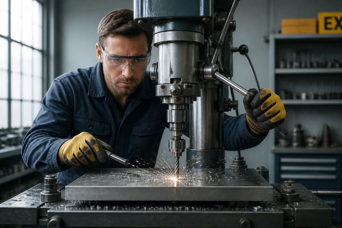 comment percer de l'acier